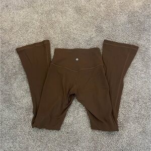 Lululemon align high rise mini flared pant Java size 4